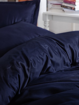 Maxhomen Dark Blue Single Duvet Cover Set