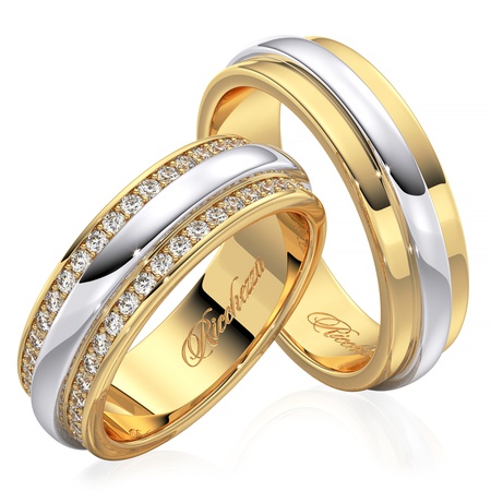 Обручальные кольца золотые