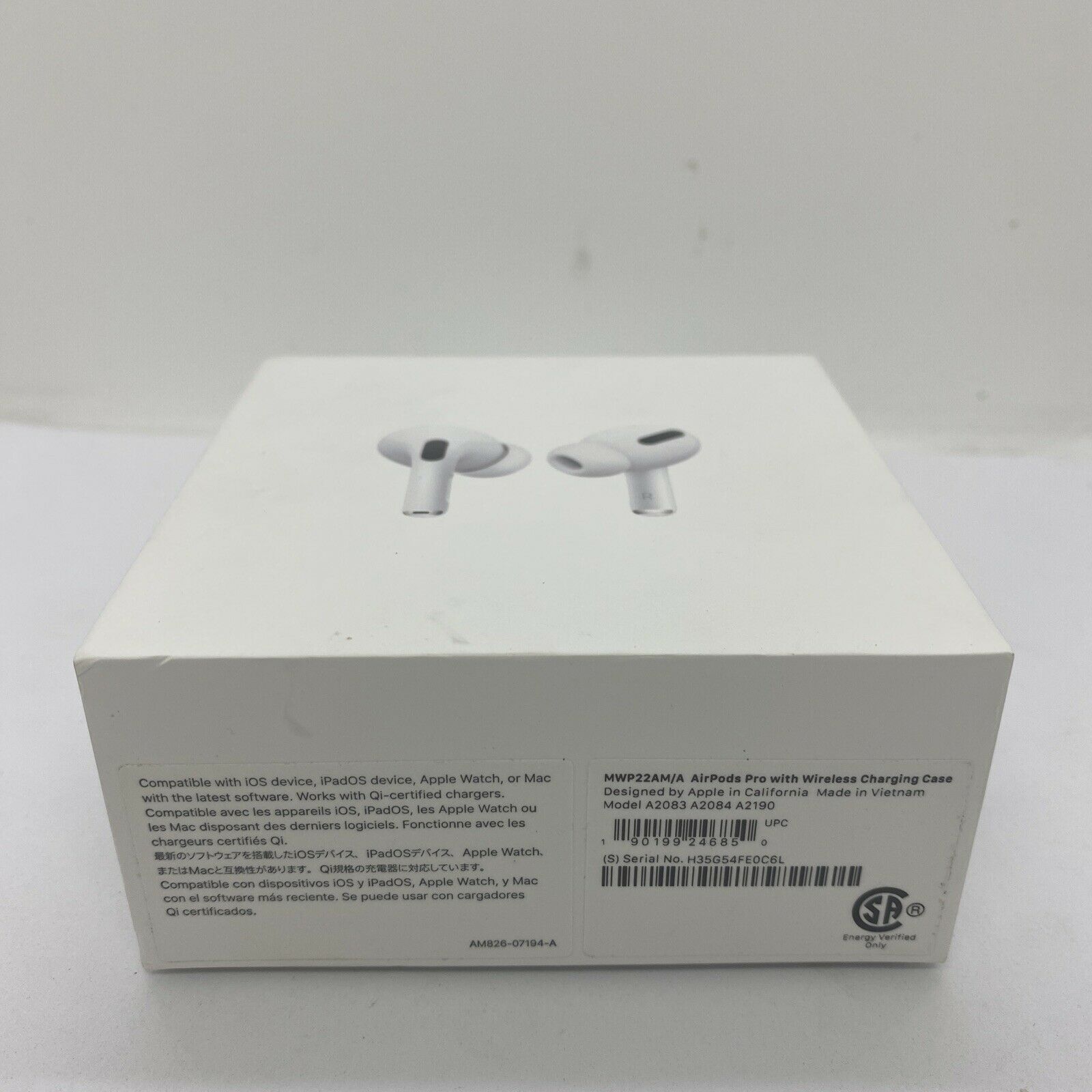 オーディオ機器Apple AirPods Pro Wireless Charging Case