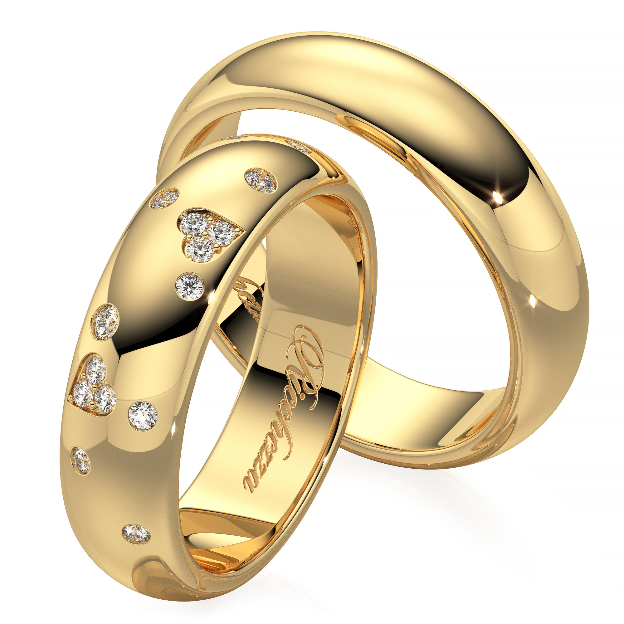 Обручальное кольцо украшение